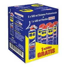 PROMO BOX PACK WD40 5 x 500ML + 1 x 400ML PROFESSIONAL MULTIPURPOSE FLEXIBLE
