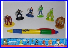 Rare Set Complet 6 Mini Figurine Ben 10 Ten Alien Force Jeux DOLCIPREZIOSI