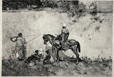 Souvenir Maroc GRAVURE Eau