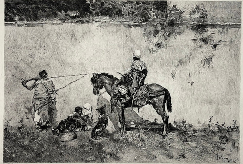 Souvenir maroc gravure - souvenir,