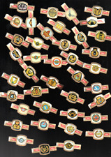 rare large 1ot cigar ring acronym airline plane old coat of arms