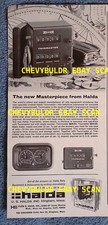 1964 Halda Twinmaster Rally Clock Vintage Ad "The New Masterpiece From Halda"