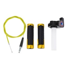 Poignées guidon antidérapant 22mm 24mm pour scooter ATV ton or