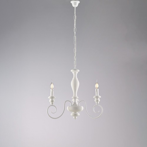 Lustre classique bois et - en,