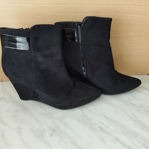 Bottines noire bout pointu - bottines,