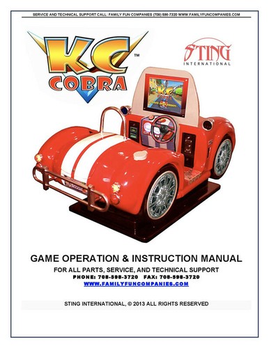 Cobra kiddy car ride game - cobra,