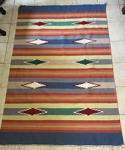 Superbe vintage tapis - vintage, laine