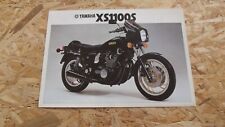 CATALOGUE BROCHURE MOTOS YAMAHA XS 1100 S + GAMME ET LISTE DE PRIX 1977
