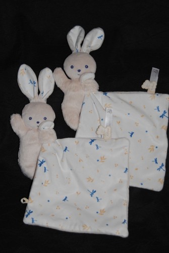 Doudou lapin mouchoir - lapin,