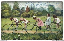 AVRP4-0192-SPORT - CYCLING - CHILDREN ON TANDEM BIKE