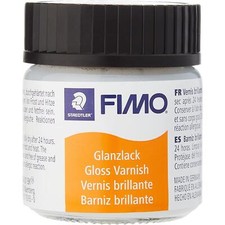 [8704 01 BK-3] FIMO Lot de 3 Vernis à base d'eau 35 ml - Effet Brillant