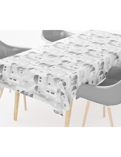Nappe coton design santorini - nappe,