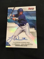 2017 Bowmans Best Blue Refractor Autograph B17-LW Logan Warmoth Toronto Blue Jay