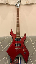 B.C. Rich Warlock Electric Guitar Red Finish Made in Japan Rare Vintage Model