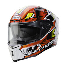 Caberg Avalon Giga Full Face Motorcycle Motorbike Helmet - White Yellow Red