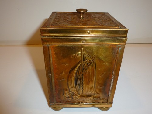 Vintage brass tea - vintage,