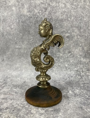 Bronze doré sirène ailée - sirène,