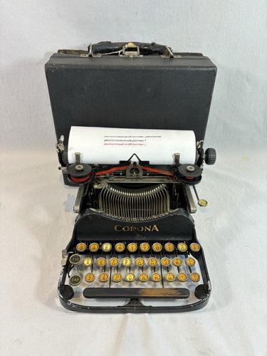 Machine écrire corona - à,