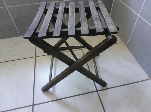 Ancien tabouret pêcheur - ancien,