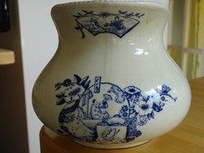ANCIEN BEAU BROC DE TOILETTE EN FAIENCE NON SIGNER DECOR JAPONISANT époque 1920