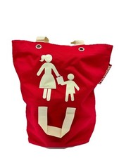 Reisenthel Red Shopper Tote Mother and Child Bag Handle For Child To Hold UNIQUE