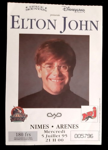 Ticket billet stub used - billet,