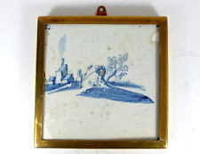 Ancienne Tuile Cadre En Laiton