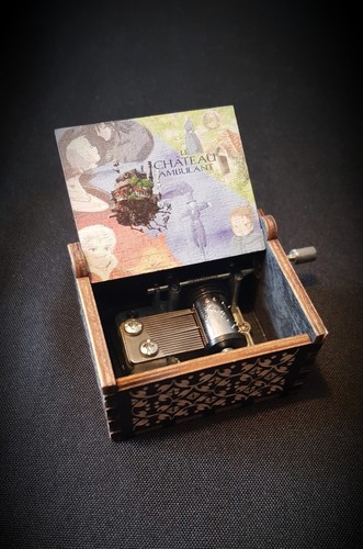 Boîte musique bois le - boîte, à