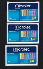 3 boxes Microlet 100 Silicone