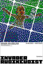 INVADER RUBIKCUBIST - Poster n°05/10 - Édition limitée - MIMA Bruxelles 2022