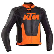 KTM 2024 Veste Motard en Cuir Courses Veste en Cuir de Motard Vestes de Moto CE