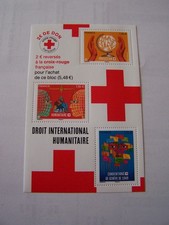 BLOC FEUILLET  CROIX ROUGE  F