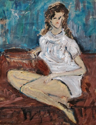 Belle peinture nue féminin - nue,