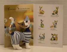 ROSINA WACHTMEISTER - GOEBEL - "JULIAN" CAT PORCELAIN FIGURE - "MINT"