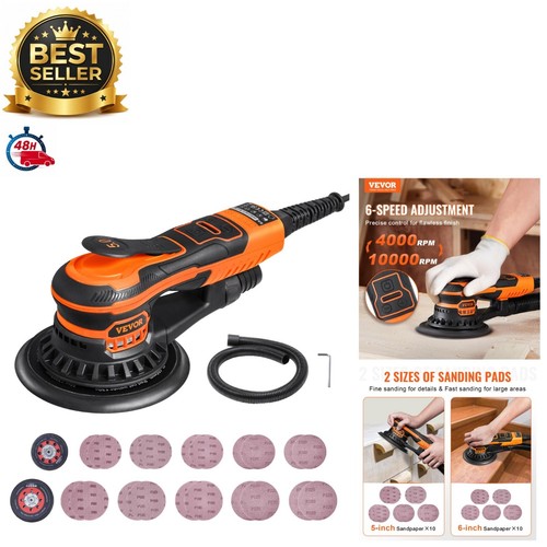 Vevor ponceuse orbitale 350w - ponceuse,