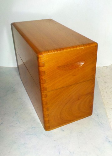 Petite boite fiches - fiches, bois