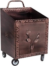 Chariot À Bois Porte-Pellets