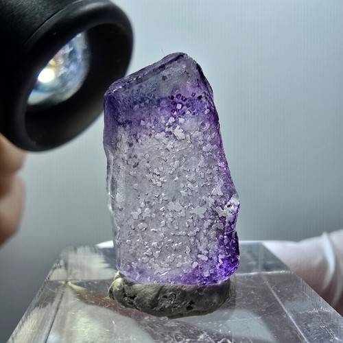 Cristal cubique fluorite - cristal,