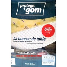 Protège table OVALE 1m25 x