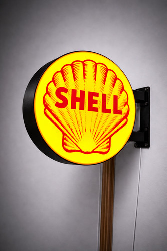 Enseigne lumineuse shell - lumineuse,