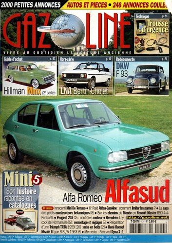 Gazoline n0174 alfa romeo - gazoline,