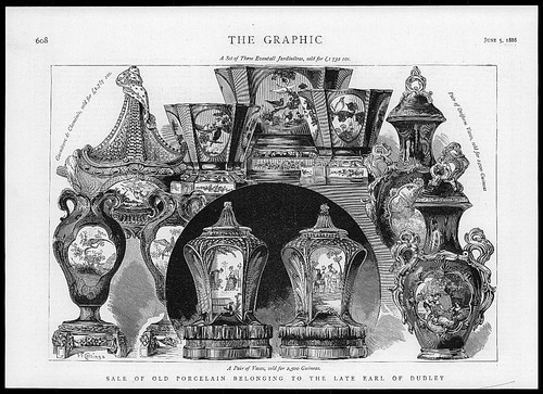 1886 antique print porcelain - -,