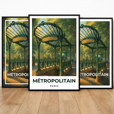 Affiche Métropolitain Paris