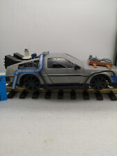 Playmobil Custom Train - 1 Delorean on LGB Rail - Rail Powered Lighting