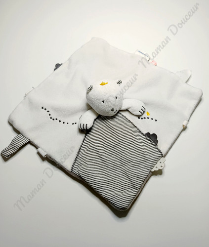 Doudou plat carré - gaby, sam