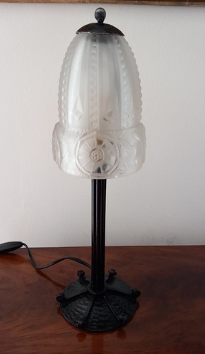 Lampe art déco muller - lampe,