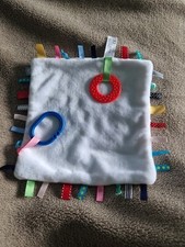 Doudou plat Carré blanc