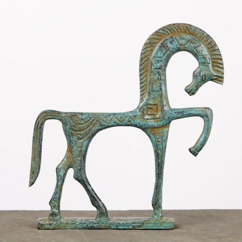 Statue bronze cheval - statue,