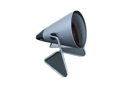 Lampe infraphil infrarouge type HP 3608 Philips design Charlotte Perriand lamp