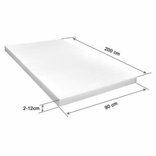 Plaque En Mousse Coussin En Mousse Matelas Mousse 90x200cm